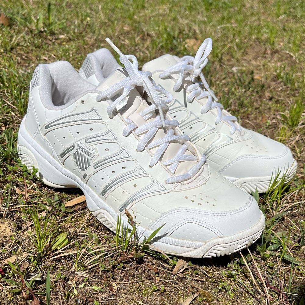 1997 K-Swiss Chunky White Sneakers Size 10